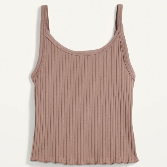 Old Navy Fitted Cropped Rib-Knit Cami Top for Women - Picture 6 of 9